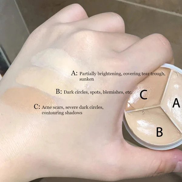 šBuy 1 Get 1 Freeš NEENCEĀ® 3-In-1 Contouring And Brighten Concealer Paletteļ¼Free Brushļ¼