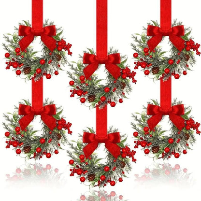 🎅Christmas Hot Sale - 50% OFF🔥 Retrowavy Christmas Kitchen Cabinet Wreaths