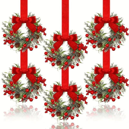 🎅Christmas Hot Sale - 50% OFF🔥 Retrowavy Christmas Kitchen Cabinet Wreaths