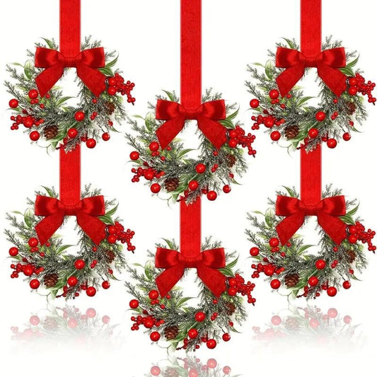 🎅Christmas Hot Sale - 50% OFF🔥 Retrowavy Christmas Kitchen Cabinet Wreaths