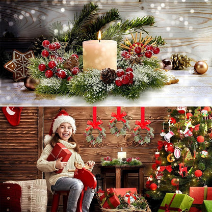 🎅Christmas Hot Sale - 50% OFF🔥 Retrowavy Christmas Kitchen Cabinet Wreaths