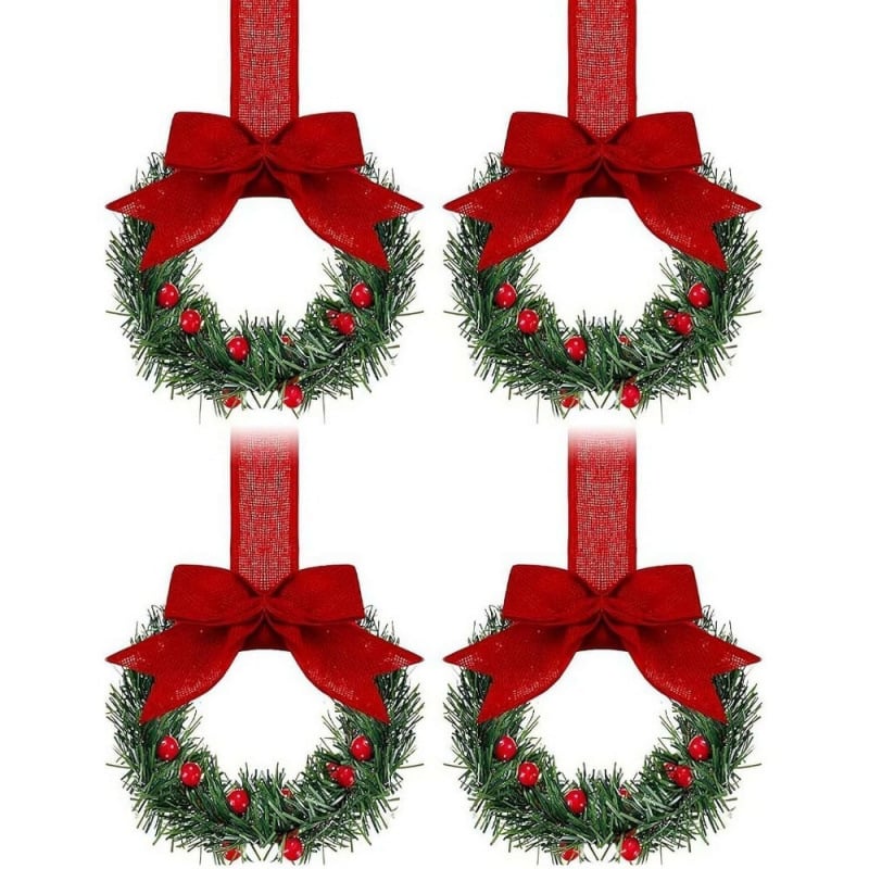 🎅Christmas Hot Sale - 50% OFF🔥 Retrowavy Christmas Kitchen Cabinet Wreaths