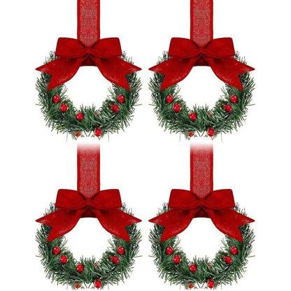 🎅Christmas Hot Sale - 50% OFF🔥 Retrowavy Christmas Kitchen Cabinet Wreaths