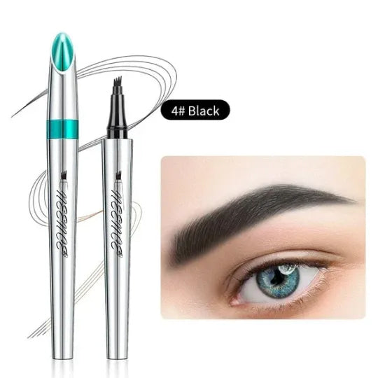 🔥2025 Hot Sale🔥3D Waterproof Microblading Eyebrow Pen 4 Fork Tip Tattoo Pencil