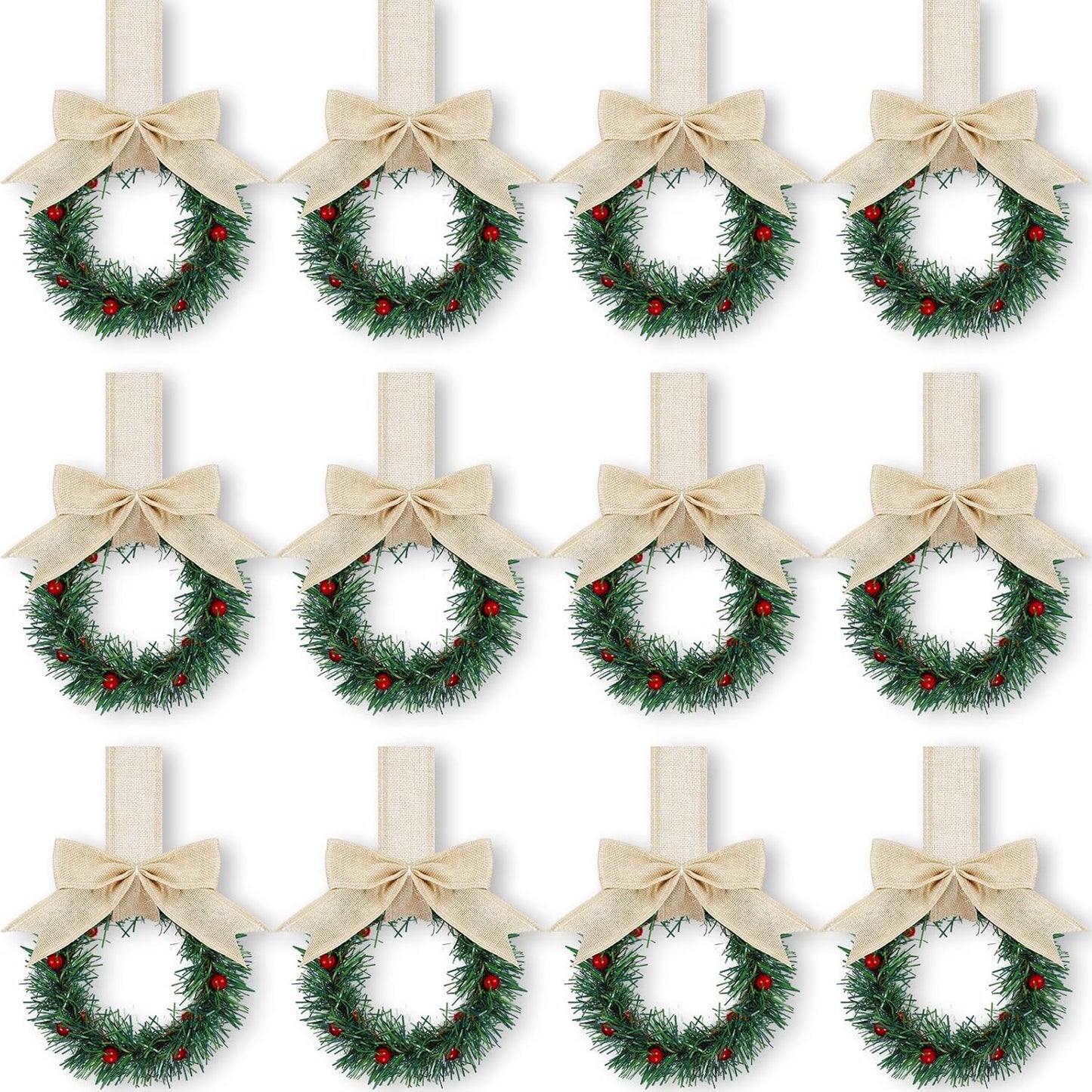 🎅Christmas Hot Sale - 50% OFF🔥 Retrowavy Christmas Kitchen Cabinet Wreaths
