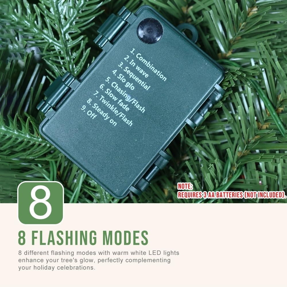 🔥2025 New upgrade hot sales🔥UV Resistant Pre-lit Artificial Outdoor Christmas Trees